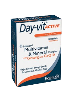 Day-vit Active 30 Comprimidos - Health Aid - Crisdietética