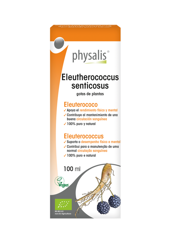 Eleutherococcus Senticosus Gotas 100ml - Physalis - Crisdietética