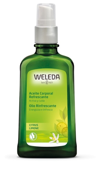 Óleo Corporal Refrescante de Citrus 100ml- Weleda - Crisdietética