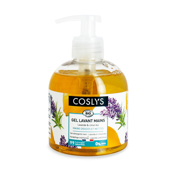 Gel Limpeza de Mãos Limão e Alfazema Bio 300ml -  COSLYS - Crisdietética