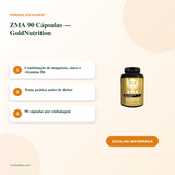 ZMA 90 Cápsulas — GoldNutrition — imagem 2