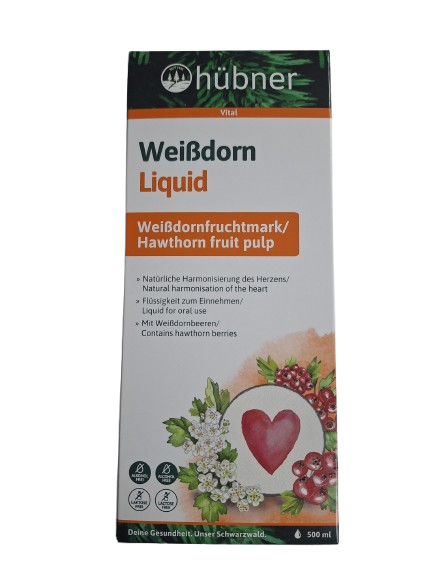 Weissdorn Herz-Kreislauf Tonikum 500ml - Hubner