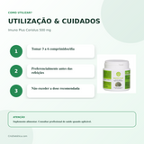 Imuno Plus Coriolus 500mg — 90 Comprimidos — utilização e cuidados — imagem 4