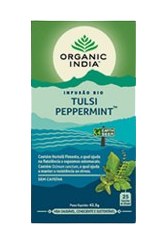 Infusão Bio Tulsi Peppermint 25 Saquetas - Organic India - Crisdietética