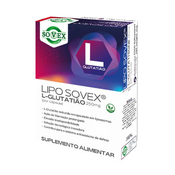 Lipo Sovex L-Glutatião 250mg - 30 Cáps - Crisdietética