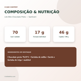 Lite Bite Chocolate Preto 0% Açúcares 17g — Santiveri — composição e nutrição — imagem 3