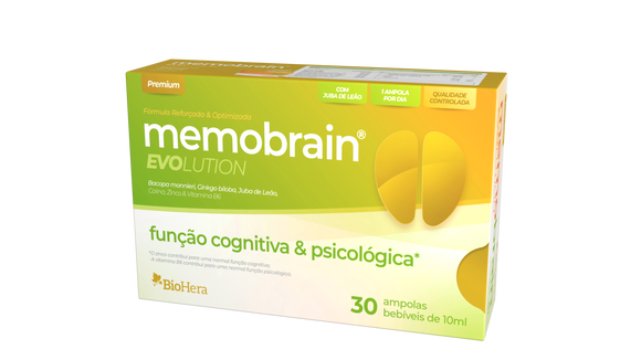 Memobrain Evolution 30 Ampolas - Bio-Hera - Crisdietética