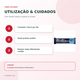 53% Protein Boost Cookies & Cream 45g — Multipower — utilização e cuidados — imagem 4