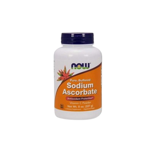 Sodium Ascorbate Powder 227g - Now - Crisdietética