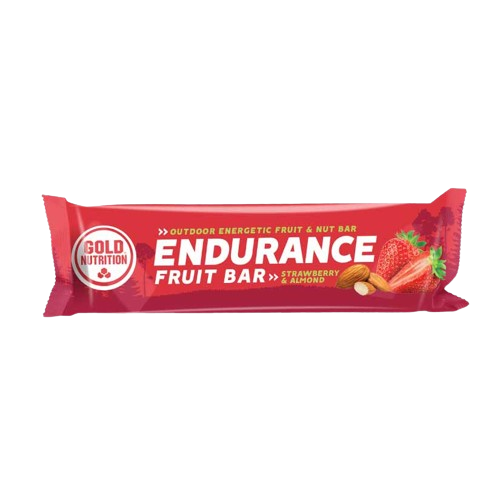 Endurance Fruit Bar Morango Amêndoa 40g - GoldNutrition - Crisdietética