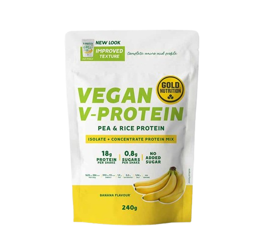 V-Protein 240g Banana - GoldNutrition - Crisdietética