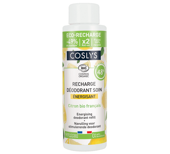 Recarga de Desodorizante Limão 48h BIO 100ml - COSLYS - Crisdietética