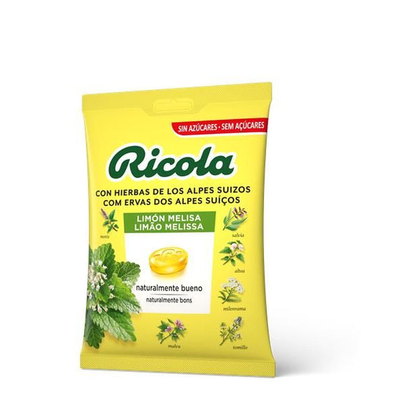 Rebuçados de Ervas Suíças Limão & Melissa 70g - Ricola - Crisdietética