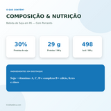 Bebida de Soja em Pó 400g — Cem Porcento — composição e nutrição — imagem 3