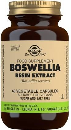 Solgar Boswellia Resin Extract 60 Cápsulas - Crisdietética