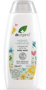 Banho Cabelo e Corpo Baby Bio 250 ml - Dr. Organic - Crisdietética