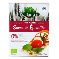 Pão Ázimo de Trigo Sarraceno e Espelta 200g - Paul Heumann - Crisdietética
