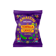 Aperitivo Milho Jalapeno Bio 100g - Amaizin - Crisdietética