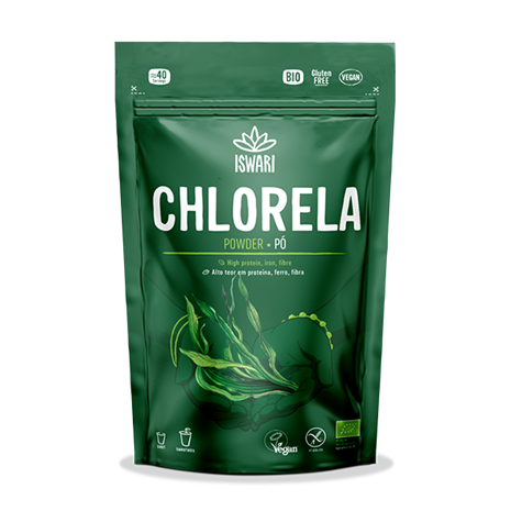 Clorella em Pó 125g - Iswari - Crisdietética