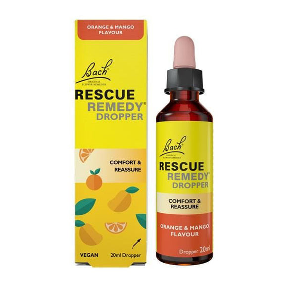 Rescue Remedy Gotas Laranja e Manga 20ml - Bach - Crisdietética