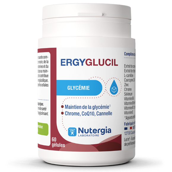 ErgyGlucil 60 cápsulas – Nutergia - Crisdietética