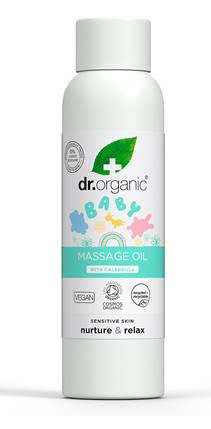 Óleo de Massagem Bebé Bio Calêndula 150ml - Dr. Organic - Crisdietética