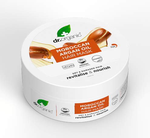 Cuidado Capilar Intensivo com Óleo de Argão 200ml - Dr.Organic - Crisdietética