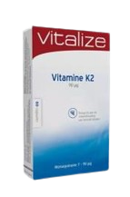 Vitamina K2 90mcg 60 Capsulas - Vitalize - Crisdietética