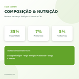 Yarrah Cão — Pedaços de Frango Biológico 405g — composição e nutrição — imagem 3