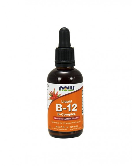 NOW B-12 Liquid B-Complex 59ml - Celeiro da Saúde Lda