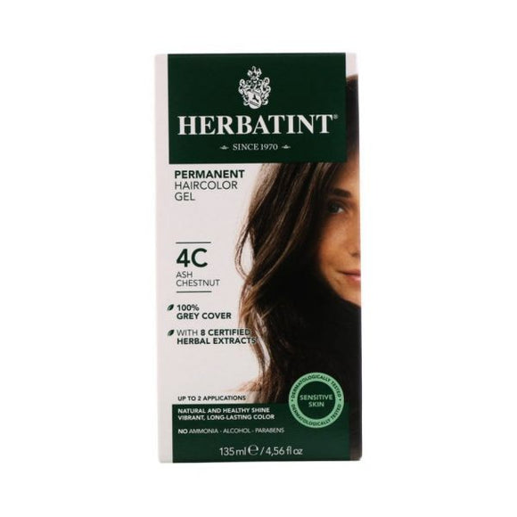 C4 Castanho Cinza 150ml - Herbatint - Crisdietética