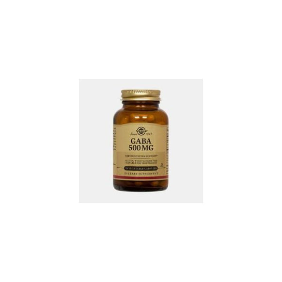 GABA 500mg 50 cápsulas - Solgar - Crisdietética