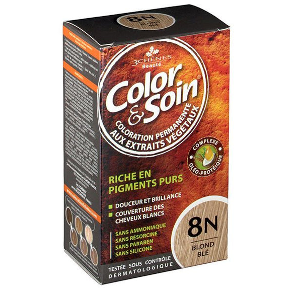 Color & Soin 8N - Louro Trigo 135ml - Crisdietética