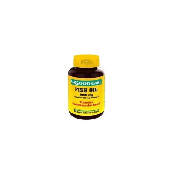 Fish Oil 1000mg 50 Cápsulas - Good Care - Crisdietética