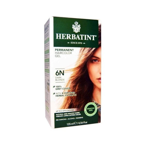 N6 Louro Escuro 150ml - Herbatint - Crisdietética