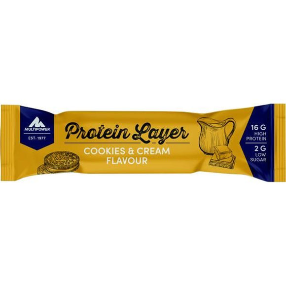 Barra Power Protein Layer Cookie 50g - MultiPower - Crisdietética