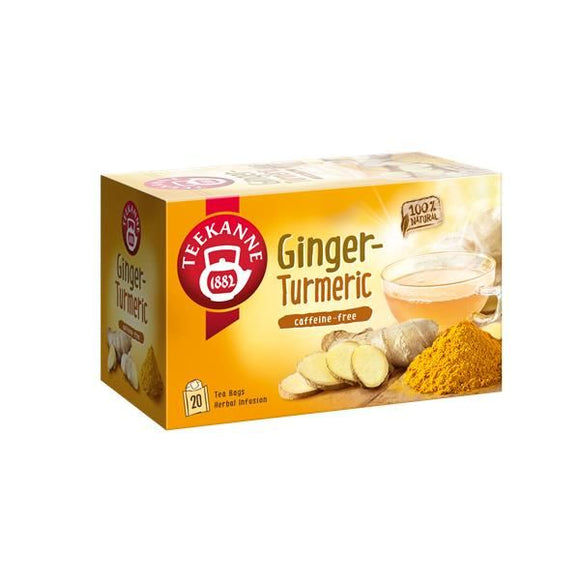 Chá Gengibre e Curcuma 20 Saquetas - Teekanne - Crisdietética