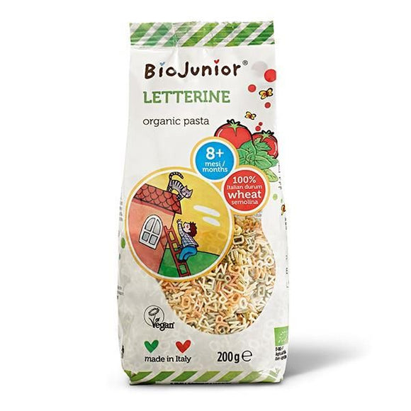 Massa Biológica Letrinhas Tricolor +8 200g - BioJunior - Crisdietética