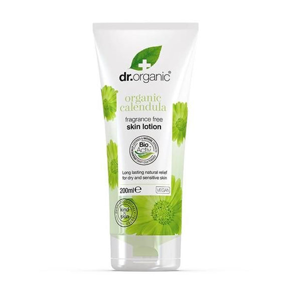 Loção Corporal de Calêndula 200ml - Dr.Organic - Crisdietética