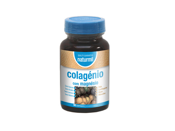Colagénio com Magnésio 90 comprimidos - Naturmil - Crisdietética