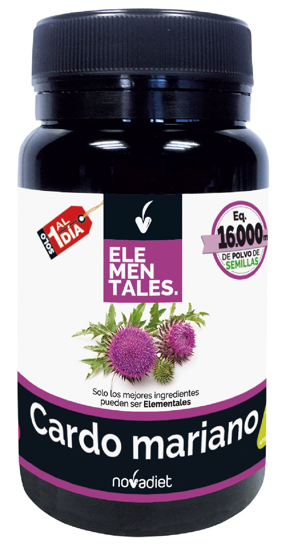 Cardo Mariano 30 Cápsulas Elementares - Novadiet - Crisdietética