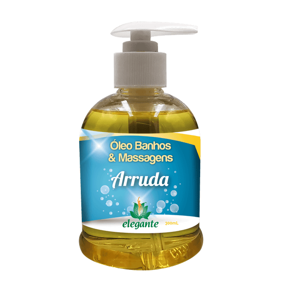 Óleo Banhos e Massagens de Arruda 300ml - Elegante - Crisdietética