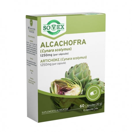 Alcachofra 60 Cápsulas - Sovex - Crisdietética