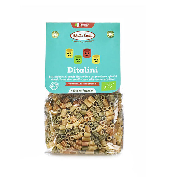 Massa Argolinhas Tricolor Baby Bio 200g - Dalla Costa - Crisdietética