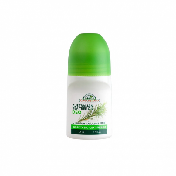Desodorizante Roll-On Tea Tree 75ml - Corpore Sano - Crisdietética