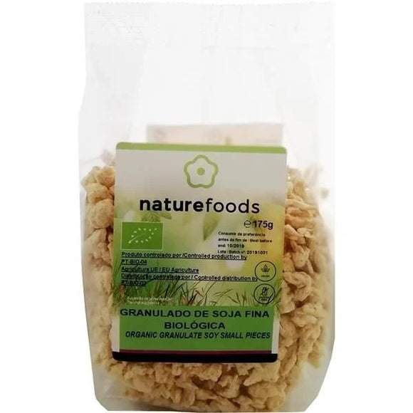 Granulado de Soja Fina Biológico 175g - Naturefoods - Crisdietética