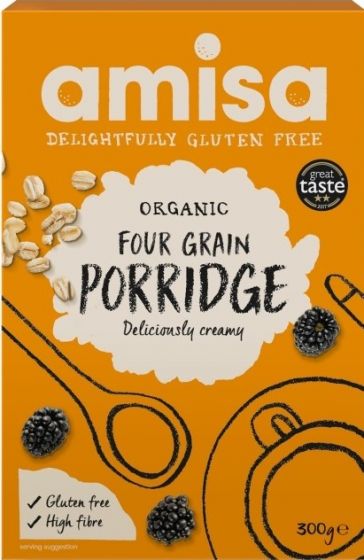 Flocos de Aveia e Cereais Bio 300gr - Amisa - Crisdietética