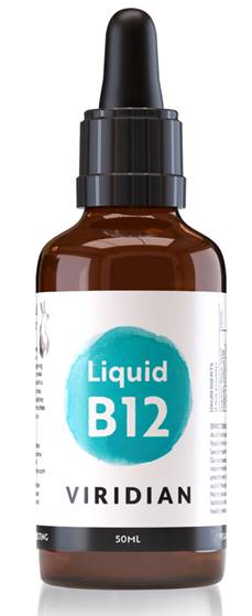 Vitamina B12 50 ml - Viridian - Crisdietética