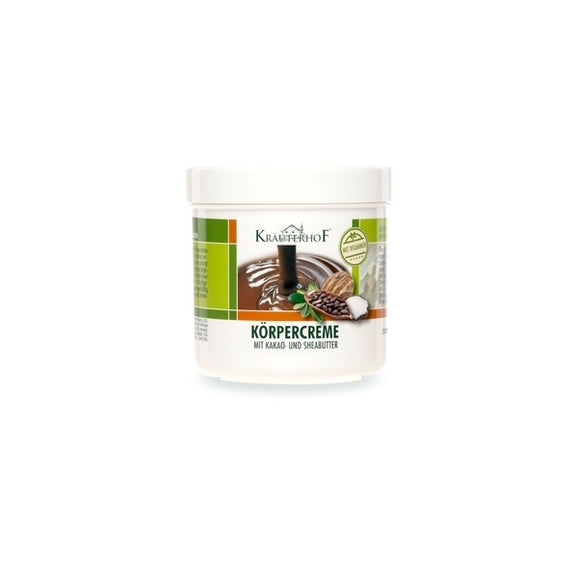 Korper Creme Kakao-Sheabutter - Creme Corpo Cacau Karite 250ml - Kräuterhof - Crisdietética