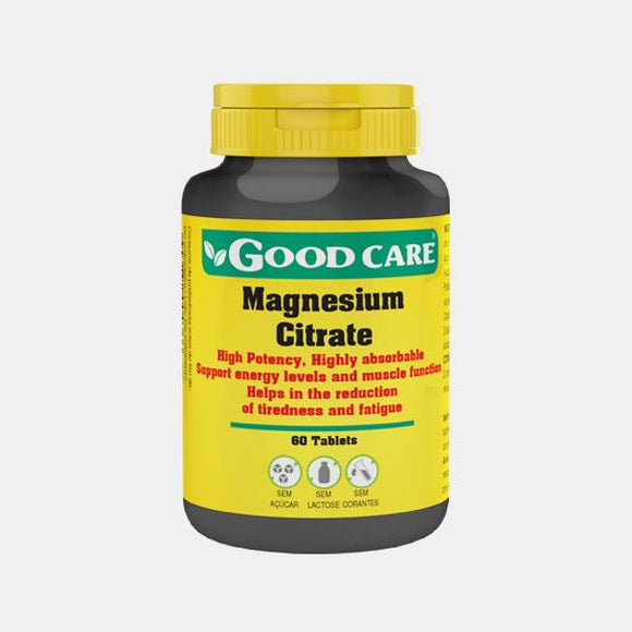 Magnesium Citrate 60 Comprimidos - Good Care - Crisdietética